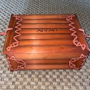 New, NUMI Bamboo woven decorative box